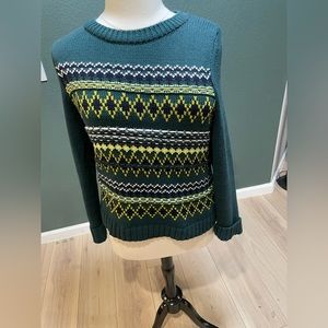 Talbots’s Hunter Green with Lovely Contrasting Stitching